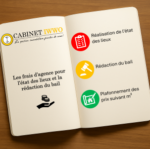 Frais d'agence pour état des lieux et rédaction du bail locatif